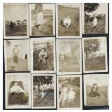 24 Vintage Photographs on Scrapbook Paper