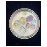A Variety of 9 Gems in a Protective Case