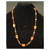 Fancy Coral Beaded Necklace