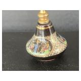 Unique Painted Miniature Perfume Bottle
