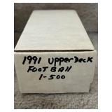 Box 1991 Upper Deck NFL Football Cards (#1-500)