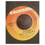 Vintage 45rpm Record - Journey ï¿½Whoï¿½s Crying N