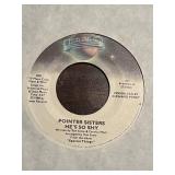 Vintage 45rpm Record - Pointer Sisters 'Heï¿½s So