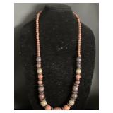 Unique Vintage Wooden Necklace