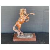Decorative Metal Rearing Horse Statue