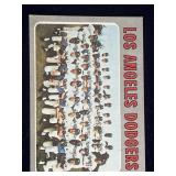 Vintage Baseball Card - LA Dodgers Team
