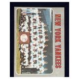 Vintage Baseball Card - New York Yankees Team