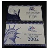 United States Mint Proof Coin 1999-2002