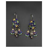 Silver earrings