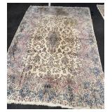 Handmade Kirman Carpet - apprx 8ï¿½9" x 12ï¿½