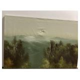 Signed Oil Painting. (Landscape )