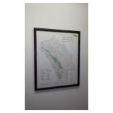 1989 APPELLATION NAPA VALLEY FRAMED POSTER >>>>>