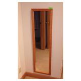 PINE DRESSING MIRROR  14 1/2 x 50 1/2