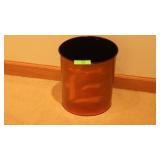 GREGORY HENTZI COPPER WRAPPED TRASH CAN- >>>>>>