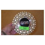 BBS CENTER CAP 09 32 002  (6 1/2") WEST GERMANY