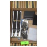 NIB SUSPENDERS (46"), LEATHER WALLET & CARD >>>>>>