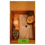 ROLEX (FAKE) WOODEN SPRINGBREAK & MEGALITH WATCHES