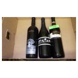 **NO SHIPPING** 3 BOTTLES ASST. WINE 750ML