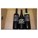 **NO SHIPPING** 3 BOTTLES ASST. WINE 750ML