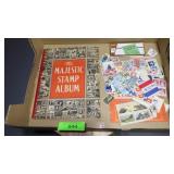 ASST. VINTAGE STAMPS (MANY UNPOSTED) & MAJESTIC >>