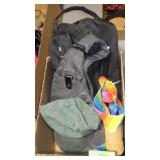NIKE GOLF BAG, NYLON POUCH, LAKR GENEVA CAP, SUN >