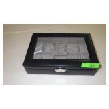 WATCH DISPLAY BOX- ETCHED "EBELING"
