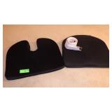 2 SEAT CUSHIONS, MEDICAL ASSIST BELT
