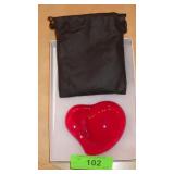 SIGNED TIFFANY & CO. HEART PAPERWEIGHT ELSA >>>