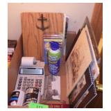 CALCULATOR & PAPER, CLIPBOARD W/ ANCHOR CLIP,>>>