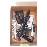 CURLING IRONS (TURN ON), BRAUN RAZOR (TURNS ON), >
