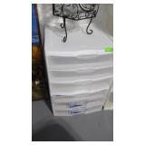 (2) 3 DRAWER STORAGE CONTAINERS