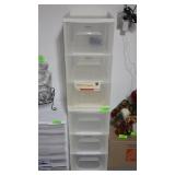 (2) 3 DRAWER STORAGE CONTINERS