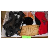 SNOW & ICE SHOE GRIPS, LEATHER GLOVES, HAND >>>