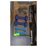 5LB & 2LB WEIGHTS, BODY FORM FITNESS STICK, GRIP>>