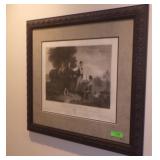 THE CAPTURE OF MAJOR ANDRE FRAMED PRINT 32 x 29
