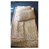 KING QUILTED BEDSPREAD W/2 SHAMS & MATTRESS PAD