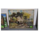 FRAMED FARMHOUSE PUZZLE 26 X 21