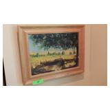 SIGNED EBELING PAINTING ON CANVAS