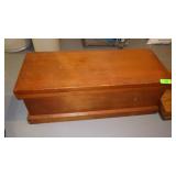 VTG. PINE CARPENTERS TOOL CHEST 36 x 14 1/2 x 13