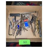 DRILL BITS, ALLEN WRENCHES, ETC