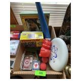PUZZLES (COMPLETE?), FRISBEE, TOY GUN, PLAYING >>>