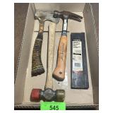 HAMMER, MALLET, AXE, TAPPING BLOCK