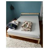 DOUBLE BED FRAME (FREE MATTRESS IF YOU WANT IT)