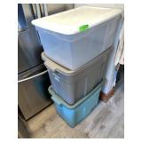 3 STORAGE CONTAINERS
