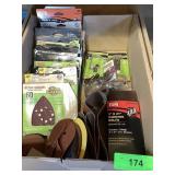 ASST. SANDING BELTS, SHEETS, PADS, ETC