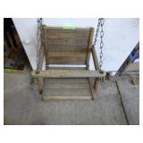 VINTAGE WOODEN CHILDS SWING