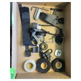 HOCKEY TAPE, HEAD LAMP, GUN LOCK W/ KEY, HITCH>>>