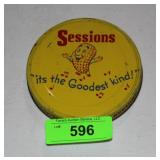 VINTAGE SESSIONS PEANUT BUTTER JAR LID 5"