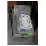ASST. CONTAINERS W/ NO LIDS, SMALL CONTAINER, >>>>