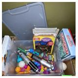 GAMES, BALLS, COOKIE CUTTERS, TOYS, SABRE WANDS